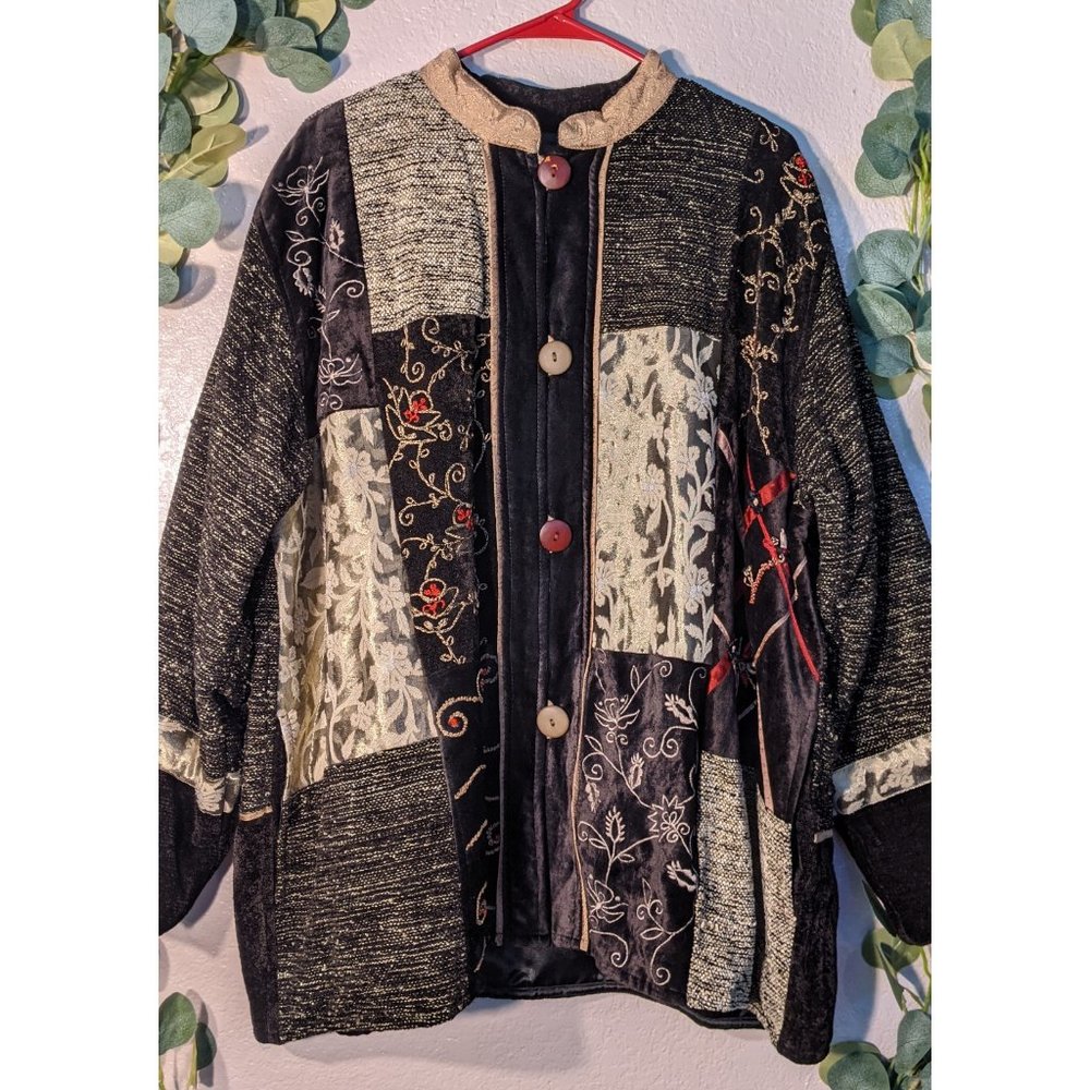 Flashback Renaissance Quilted Patchwork Jacket